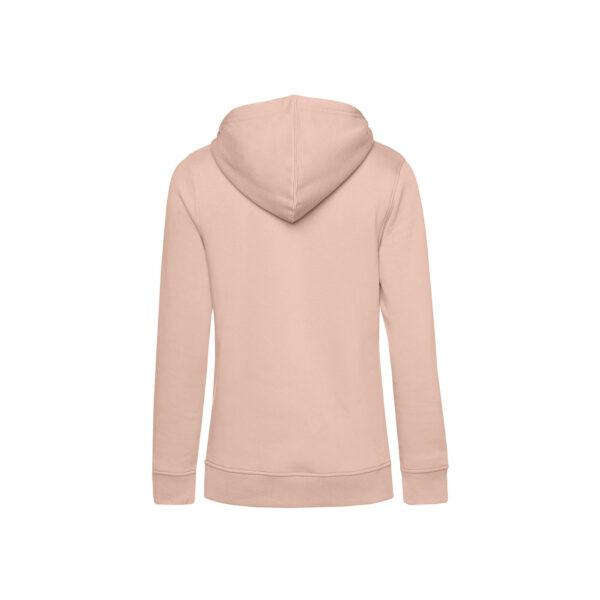 Felpa Donna con Cappuccio "Asocial Classic" - Colore: Soft Rose - Rear