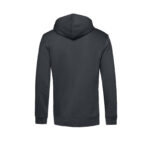 Felpa Uomo con Cappuccio "Asocial Classic" - Colore: Asphalt - Rear