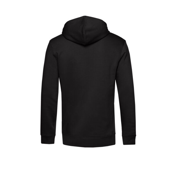 Felpa Uomo con Cappuccio "Asocial Classic" - Colore: Black - Rear