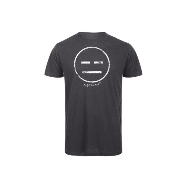 T-Shirt Uomo "Asocial Blast" - Colore: Anthracite - Front - Logo White