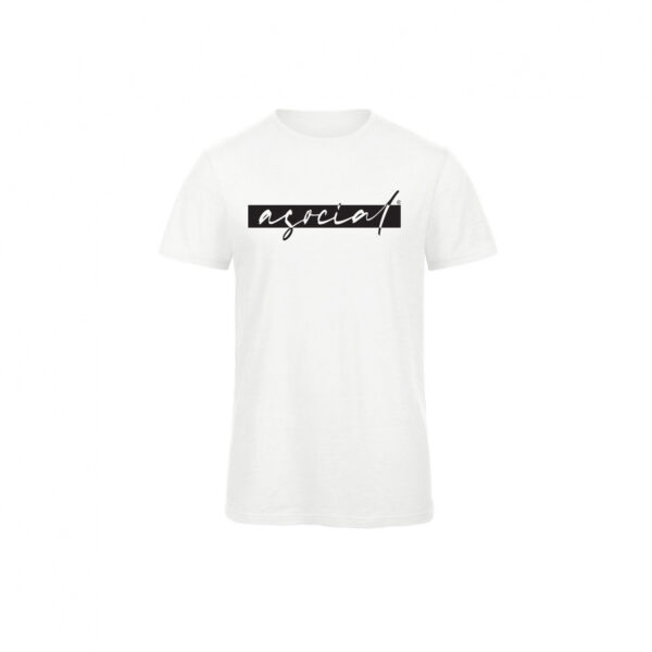 T-Shirt Uomo "Asocial Classic Life Style" - Pure White