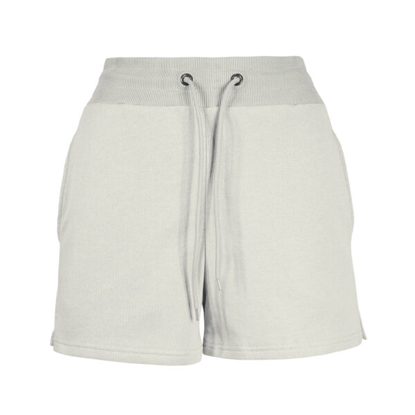 Shorts Donna "Asocial" con cordoncino alla vita Bianco Panna