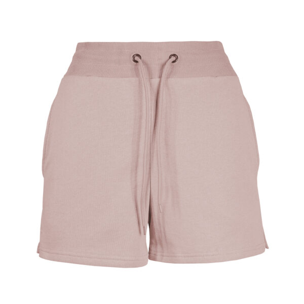 Shorts Donna "Asocial" con cordoncino alla vita Rosa Polvere