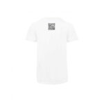 Asocial Qr Code T-shirt con messaggio personalizzabile: colore Bianco