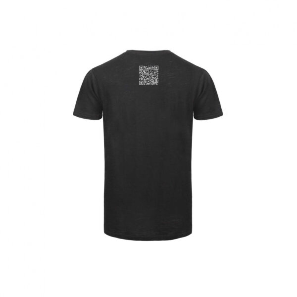 Asocial Qr Code T-shirt con messaggio personalizzabile: colore Nero