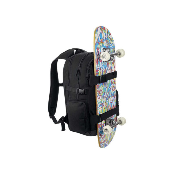 Zaino Asocial Old School porta Skateboard Colore Nero